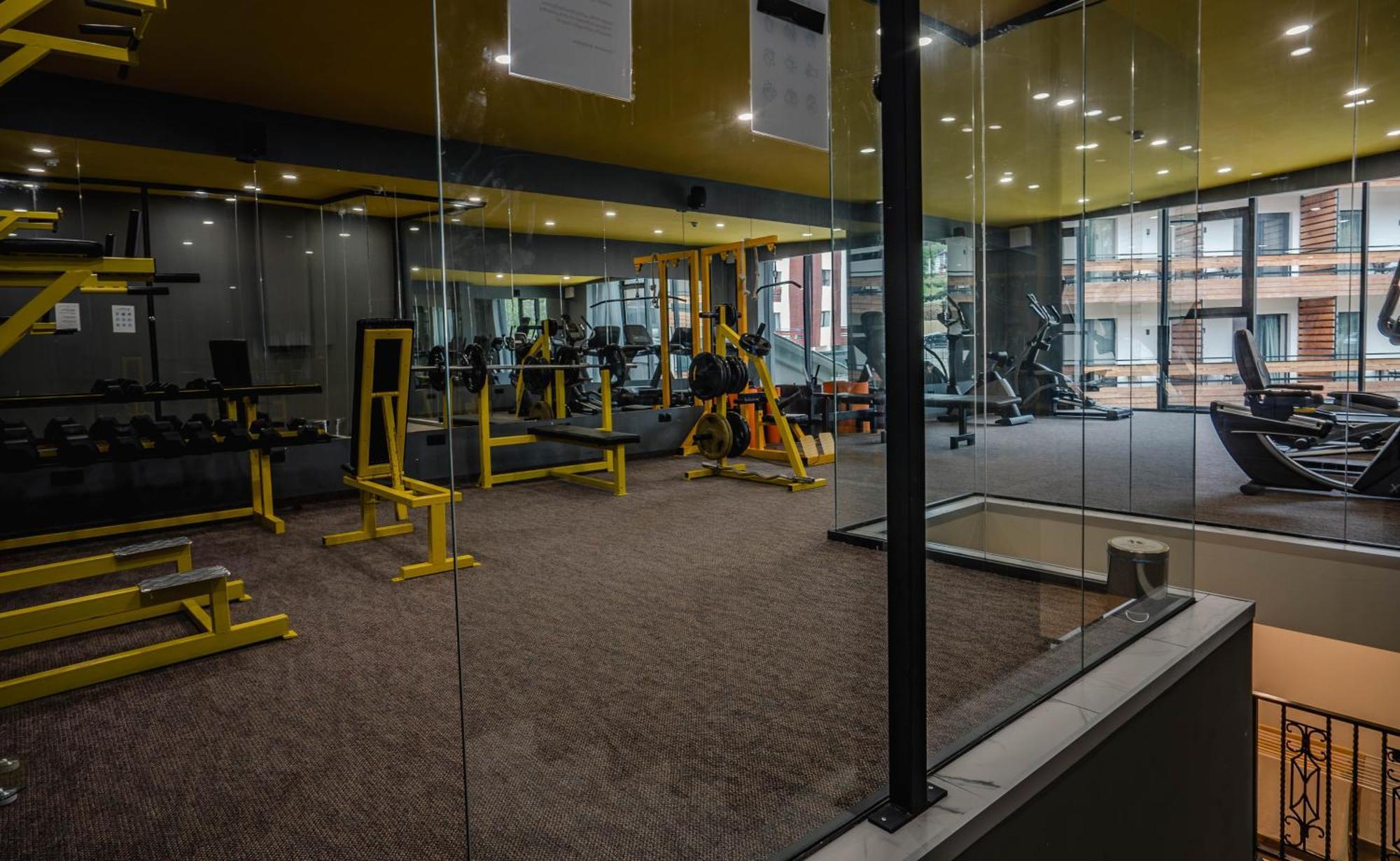 Bakuriani Inn Zewnętrze zdjęcie The gym at the hotel