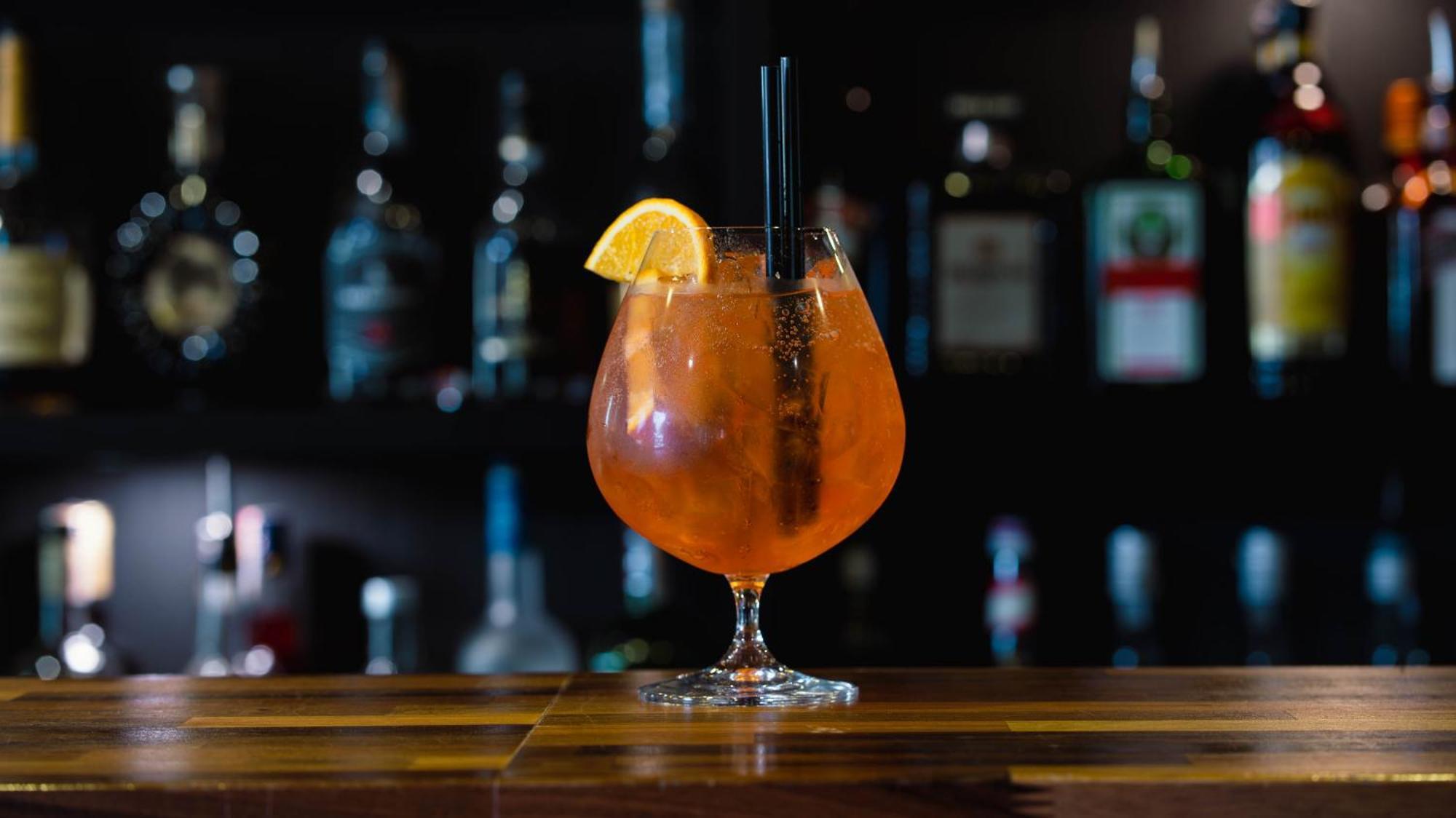 Bakuriani Inn Zewnętrze zdjęcie A glass of Aperol Spritz